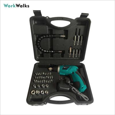 China 180 3.6V Li Battery Foldable Electric Cordless Rechargeable Screwdriver Cordless Drill Set with BMC Plastic Case for sale