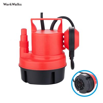 China 350W Family Homes Clean Water Plastic Pump Home Submersible Mini Pump for Water Removal with Float Switch for sale