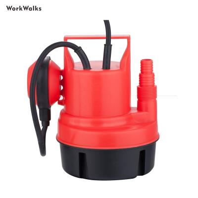 China Family Homes 400W Small Smart Mini Clean Water Submersible Pump With Plastic Housing With Float Switch for sale