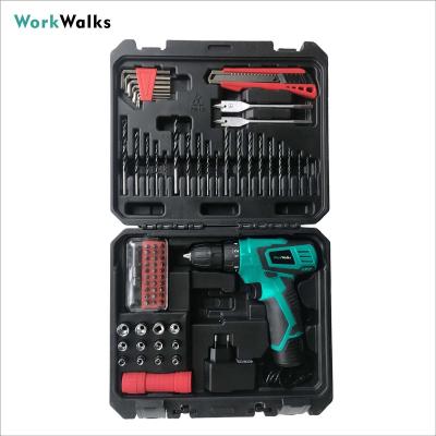 China Cheap Price 12V Lithium Battery DC Motor Electric Cordless Drill Driver Set CD045 for sale