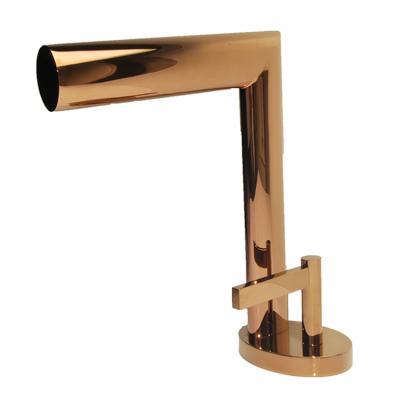 China 2021 New Model Metered Waterfall Faucet Faucets Mounted Brass Gold Basin Faucet Basin Mixer for sale