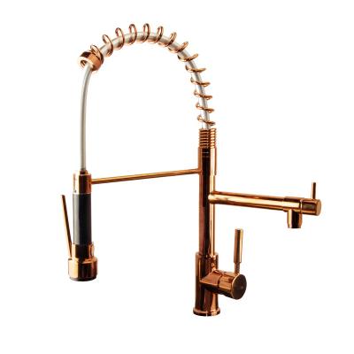 China Good Quality Hot-selling Thermostatic Faucets Southeast Asia Single Handle Pull Down Kitchen Faucet for sale