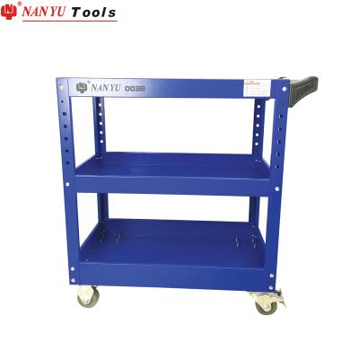 China NAN-YU Mechanic Utility Cart Storage Trolley 3-Tire Tool Storage Cart NY-003B NY-003B for sale