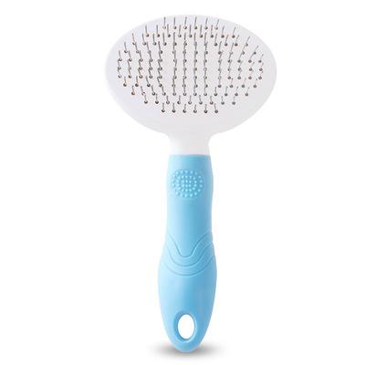 China Factory Price Stainless Steel Pet Needle Cleaning Brush Massager Cleaning Supplies Viable Automatic Pet Hair Removal for sale