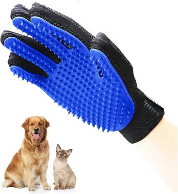 China Custom Viable Cat Hair Removal Deshedding Brush Pet Grooming Glove Dropshipping Comb for Cat Dog Horse Massage Combs Cat Accessories for sale