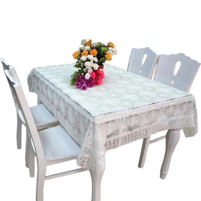 China EMBROIDERY wholesale cheap price tablecloth polyester tablecloth for sale