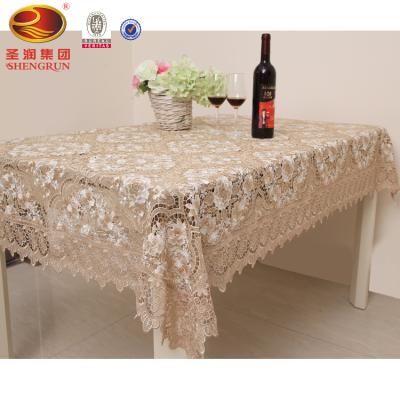 China Oilproof Full 1000$ Reduce Wholesale Embroidery 50$ Polyester Table Clothes for sale