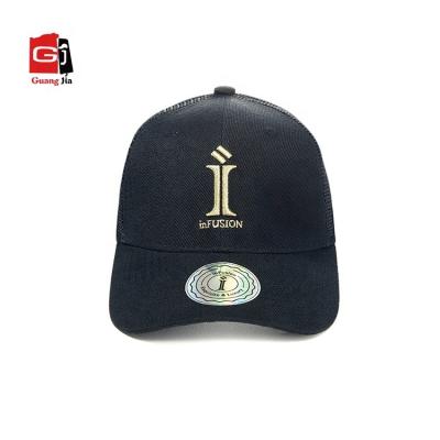 China JOINT Custom Factory Direct Hot Sale 3D Embroidery Sport 6 Panel Metallic Hats With Mesh for sale