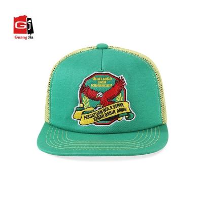 China COMMON Wholesale Custom Twill Cotton 5 Panels OEM Factory Hats Unstructured Mesh Snapback Hat for sale