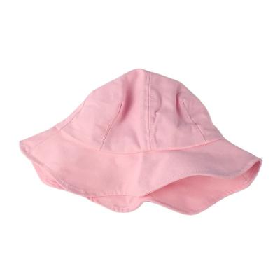 China Custom Reversible Cotton Bucket Hat Reversible Pure Color Colorful Throwing Pink Casual Hat for sale