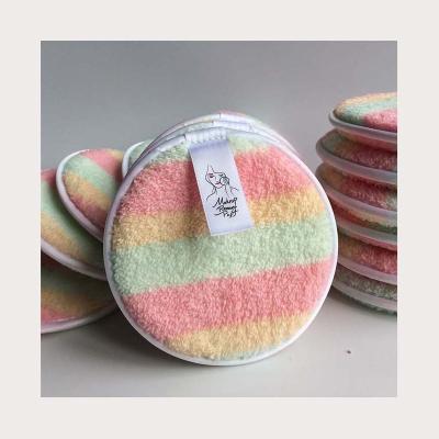 China 2021 Face Microfiber Makeup Remover Eco Friendly Reusable Organic Washable Pads for sale