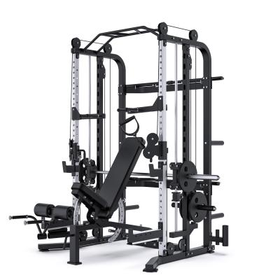 China New Design Gym Fitness Universal Professional Fitness Sets Half Body Squatting Machine Squat Rack And Bench for sale