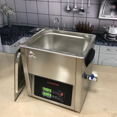 China Grocery Store All Even Heating Area With Precise Temperature Mass Production Of Commercial Steak Pork Lamb Fish And Egg Cooker 10L Sous Vide for sale