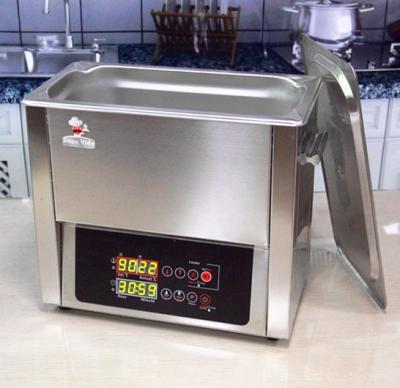 China Deli Food Grade 304 Stainless Steel Intact Tank All Area Even Heated Accurate Temperature Controlled Commercial Cooker 6L Sous Vide for sale