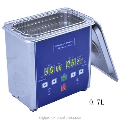 China Commercial Eumax 0.7L Digital Control Panel With Heating And Touch Control Head Quality Assured Stainless Steel Ultrasonic Cleaner for sale