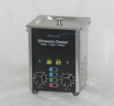 China Eumax Sweep And Degas To Work Heated Stainless Steel Made Desktop 2L Setting Manual LED Display Ultrasonic Cleaner 2 for sale