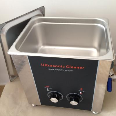 China Manual and heating simple control with continues 4x 50watt direct transducer economical price 10 liter ultrasonic cleaner 10 for sale