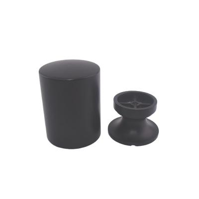 China Simple Modern Factory Customized Wholesale Zinc Alloy Hardware Black Knob For Home Furniture for sale