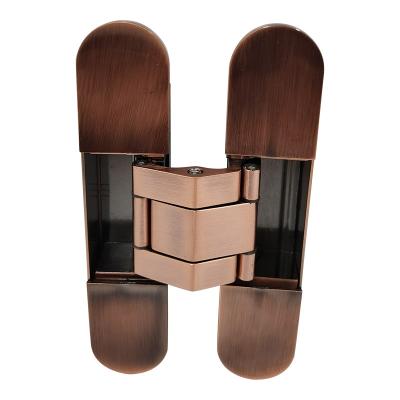 China Retro Modern Popular Promotional Luxury Crossed Adjustable Door Flap Hinge 3d Wooden Door Hinge for sale