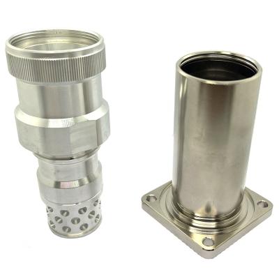 China Aluminum High Precision Valve Body Components Custom CNC Machined Parts OEM Service for sale