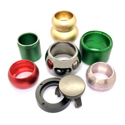 China Aluminum OEM ODM Service CNC Machined Colored Knob Parts Customized Machining Services for sale