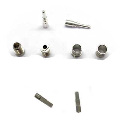 China Aluminum OEM ODM CNC Machined Stainless Steel Connector Terminals Custom CNC Machining Parts Service for sale