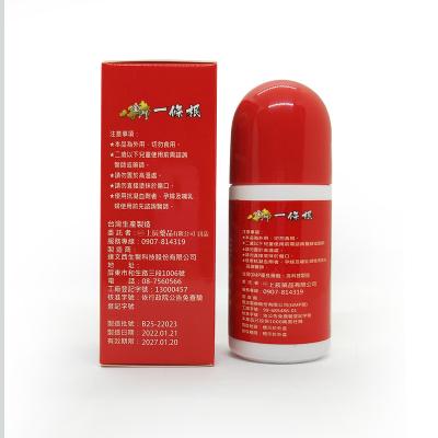 China Hot Sale Body Pain Relief 60ml Essential Oil Bottle With Rollball Applicator for sale