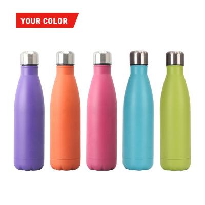 China Viable double layer eco water bottle stainless steel flask wholesales for sale