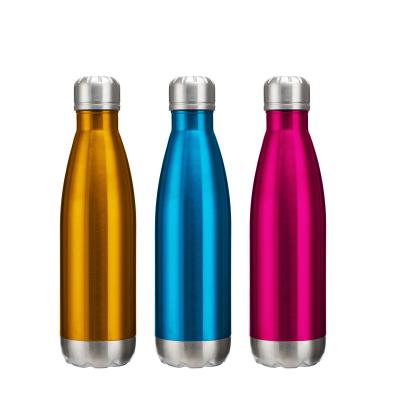 China Stainless Steel Water Bottle Vacuum Flask Metal Viable Insulated Leakproof Double Wall Water Bottles for sale