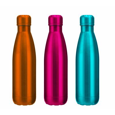 China Durable 500ml Stainless Steel Double Walled Water Bottle Perfect Sports Vacuum Flask Bottle for sale