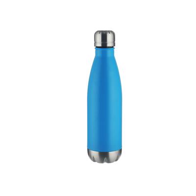 China Sustainable Metal Double Wall Water Bottle Outdoor Stainless Steel 500ml Recycling Bottle for sale