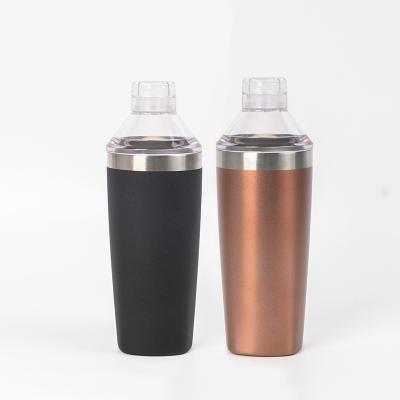 China Double wall. Works As Amazon Hot Sale Vacuum Wall 20oz Double Tumbler Stainless Steel Cocktail Shaker for sale