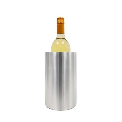 China Stocked Double Wall 18/8 Stainless Steel Hot Sale Wine Bucket Cooler for sale