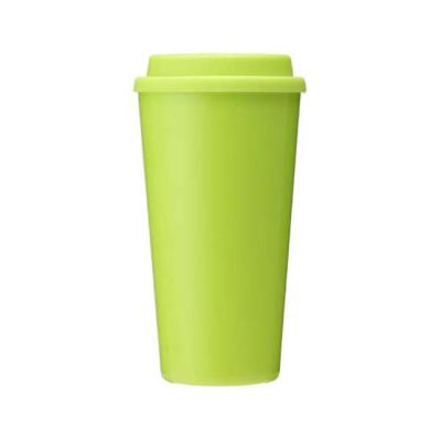 China Drink/Promotion/Plastic Tumbler With Lids Reusable Mug Coffee Gift Mug for sale