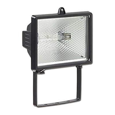 China Garden Black Security Aluminum Outdoor Wall Mounted 500w Halogen Flood Light Piped Lamp for sale