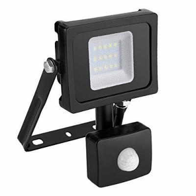 China 10W Waterproof Outdoor Motion Sensor LED Flood Lights Security Light 100W Halogen Light for sale