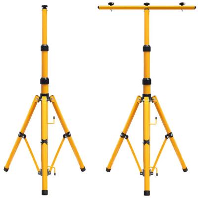 China Professional Extendable Heavy Duty Steel Adjustable Bracket Telescopic Tripod For LED Work Flood Lights Camp Emergency Lamp for sale