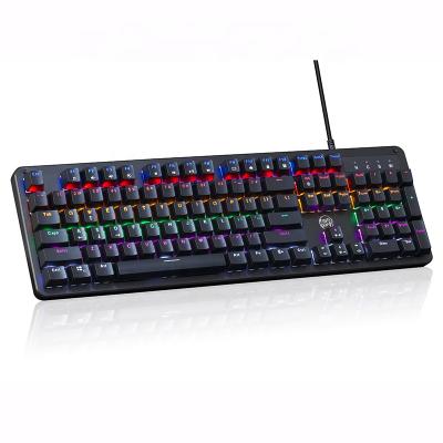 China MOQ 10pcs 104 Keys Mechanical Numeric Keypad Gamer Keyboard Mechanical Wired Keyboard With Key Board for sale