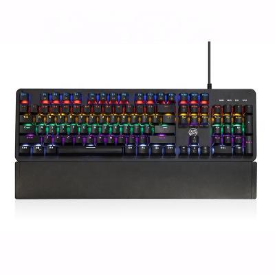 China Numeric Keypad Hot Sale 6 Color LED Backlit 104 Keys Usb Wired Multifunctional Mechanical Gaming Keyboard for sale