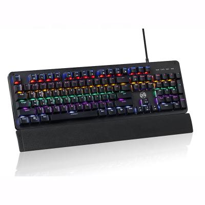 China Keypad 104 ODM/OEM Keypad 104 Keypad Gaming Backlit Mechanical Gamer Keyboard Wired Mechanical Keyboard Gamer for sale