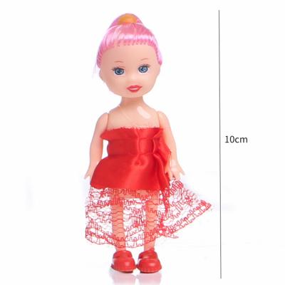 China 3 Inch Soft Cheap Baby Toy Cute Baby Doll Plastic Small Toys Mini for sale