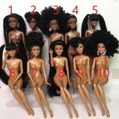 China Soft Custom African Black Skin Plastic Doll Mannequin Doll Toy Factory for sale