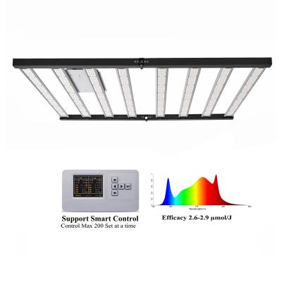 China Seed Starting New Growers Choice High Intensity Full Spectrum Sunlight Dimmable Waterproof Double Chip Foldable 800W LED Grow Light for sale