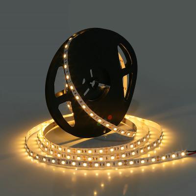 China Free Sample High Quality 12V 24V 60LEDs Hotel Per Meter 2700K 3000K Dimmable SMD5050 Warm White Outdoor Waterproof LED Strip Light for sale