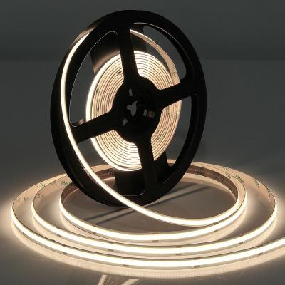 China Min Cutting: 25mm/12V; 50mm/24V DC 10mm 50mm COB LED Cuttable Outdoor Flexible Strip Lights CRI90 320 LED 12W 110Lm Free Sample 3000K 4000K 6000K 5V Dimmable for sale