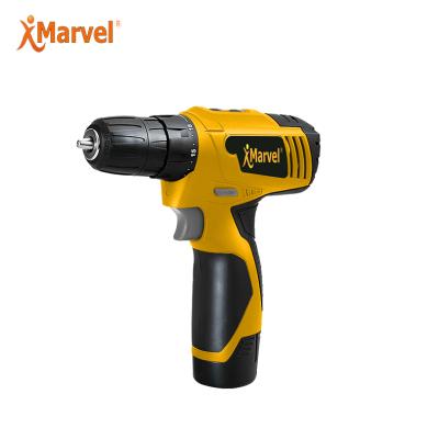 China Portable electric drill LED 26Nm 10mm 1.3Ah 1.5Ah 2.0Ah 12V from MARVEL machine- cordless drill kit M811201 for sale