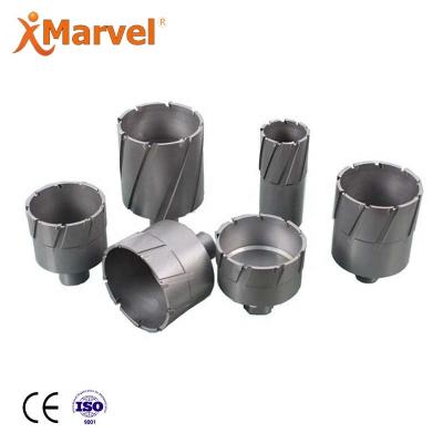 China Masonry Drilling CTT 100mm Diameter Tungsten Carbide Tilted Magnetic Drill Cutter Annular Shaft With Weldon Shank Or Universal Shank en venta