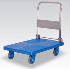 China Grey Trolley Warehouse Handling Equipment Medium Duty Cold Steel With Wheel for sale