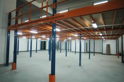 China Golden Mezzanine Racking Steel Platform With High Storage Utility Ratio for sale