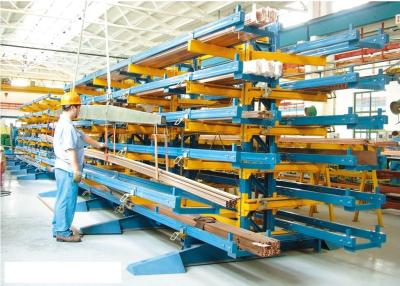 China Blaues/graues freitragendes Racking-System fertigte Spalte/Arm CER ISO9001 besonders an zu verkaufen